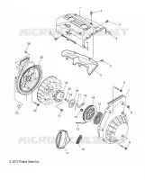 MOTEUR, CARTERS REFROIDISSEMENT ET LANCEUR