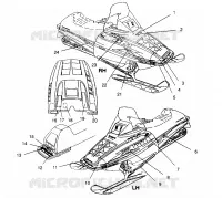 EMBLEMES XLT RMK 0960956, XLT SKS 0960556 and EUROPEAN XLT SKS E960556 (4931813181A013)