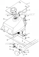 CARBURANT TANK Trail Boss W97AA25C (4940574057A011)