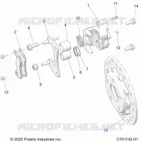 BRAKES, ETRIER DE FREIN ARRIERE