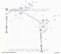 SUSPENSION, BARRE STABILISATRICE REAR