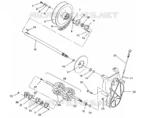 SYSTÈME DE TRANSMISSION ASSEMBLY 500 EFI/0930674 AND  500 EFI SKS/0930574 (4922962296018A)