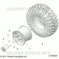 OPT, MACHINED BLACK. ALUMINUM ROUE ARRIERES