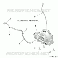 DRIVE TRAIN, FRONT SUPPORT PONT