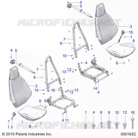 SIEGE AND SEAT BELT MOUNTING