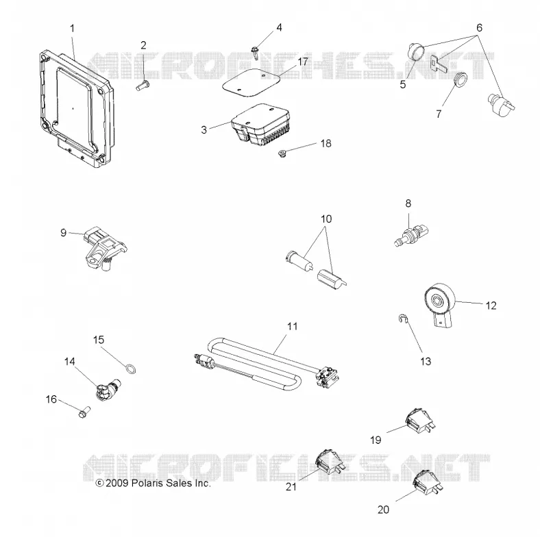 BOUTONS, CAPTEURS, ECU and CONTROL MODULES