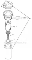 VIDANGE ASSEMBLY SL 780 B964087 and  Intl. SL 780 I964087 (4935523552C009)