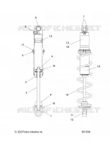 AMORTISSEUR, IFS MONOTUBE 7045528
