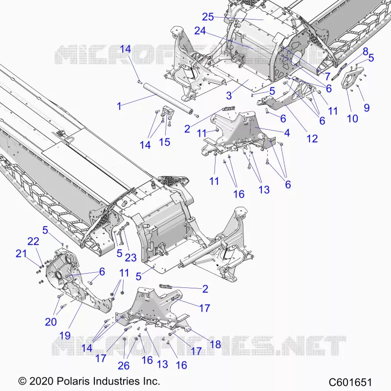 CHASSIS, BULKHEAD ASM.