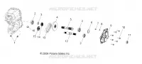 SYSTÈME DE TRANSMISSION, PONT PRINCIPAL OUTPUT SHAFT