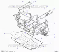 CHASSIS, MAIN FRAME AND SKID PLATES