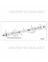 SYSTEME DE TRANSMISSION, HALF SHAFT, REAR (TO 12/1/2018)