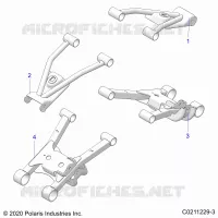 SUSPENSION ARRIERE CONTROL ARMS