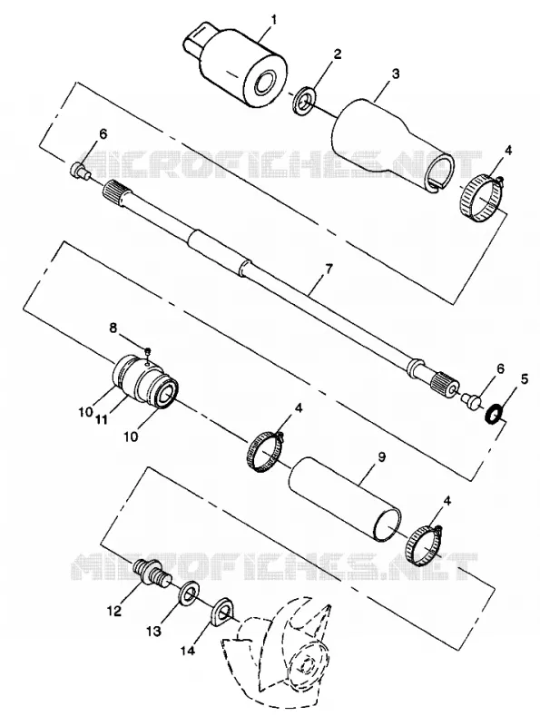 SYSTÈME DE TRANSMISSION SL 900 B974091 AND SL 1050 B974090 (4940974097B005)