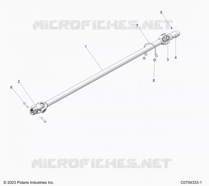 SYSTÃˆME DE TRANSMISSION, FRONT PROP SHAFT