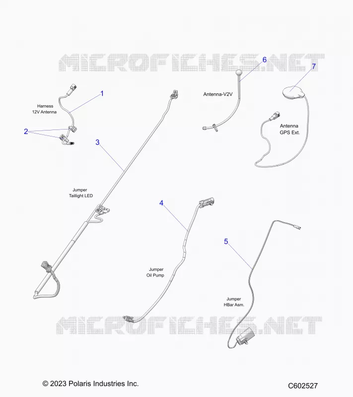ELECTRICITE, JUMPER WIRES/ANTENNAS/HARNESS