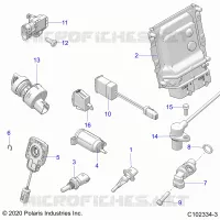 ELECTRICITE, SWITCHES, ECU AND CONTROL MODULES