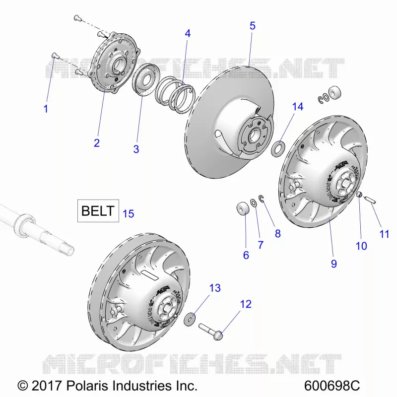 SYSTÃˆME DE TRANSMISSION, CLUTCH, SECONDARY
