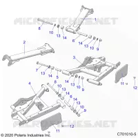 SUSPENSION ARRIERE CONTROL ARMS