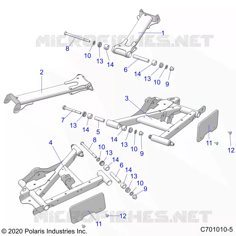 SUSPENSION ARRIERE CONTROL ARMS
