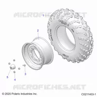 ROUES, FRONT TIRE