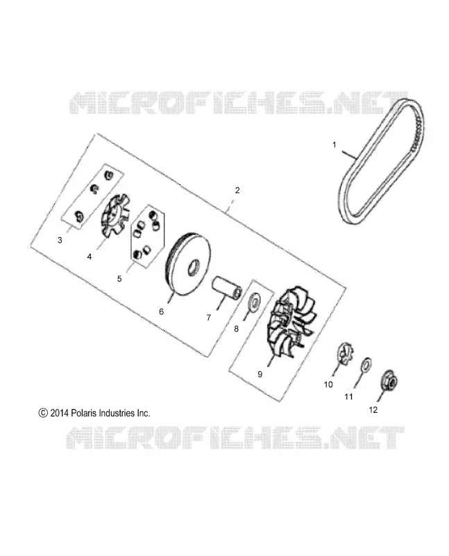 SYSTÈME DE TRANSMISSION, PRIMARY CLUTCH