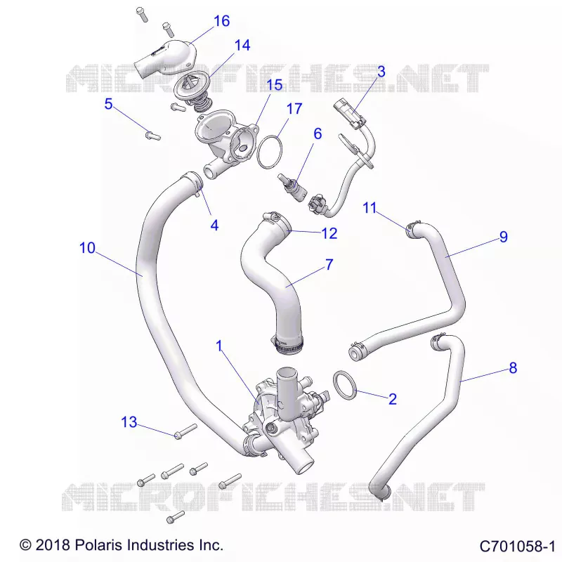 MOTEUR, WATERPUMP AND BYPASS