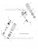 SUSPENSION ARRIERE SHOCK MOUNTING
