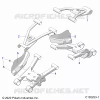SUSPENSION ARRIERE CONTROL ARMS