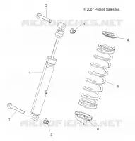 SUSPENSION, AMORTISSEUR ARRIERE