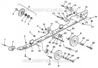 FIXATION RAIL (SUSPENSION) 600 XCR 0975677, 600 XCR SE H975677 and EUROPEAN (4937963796B012)