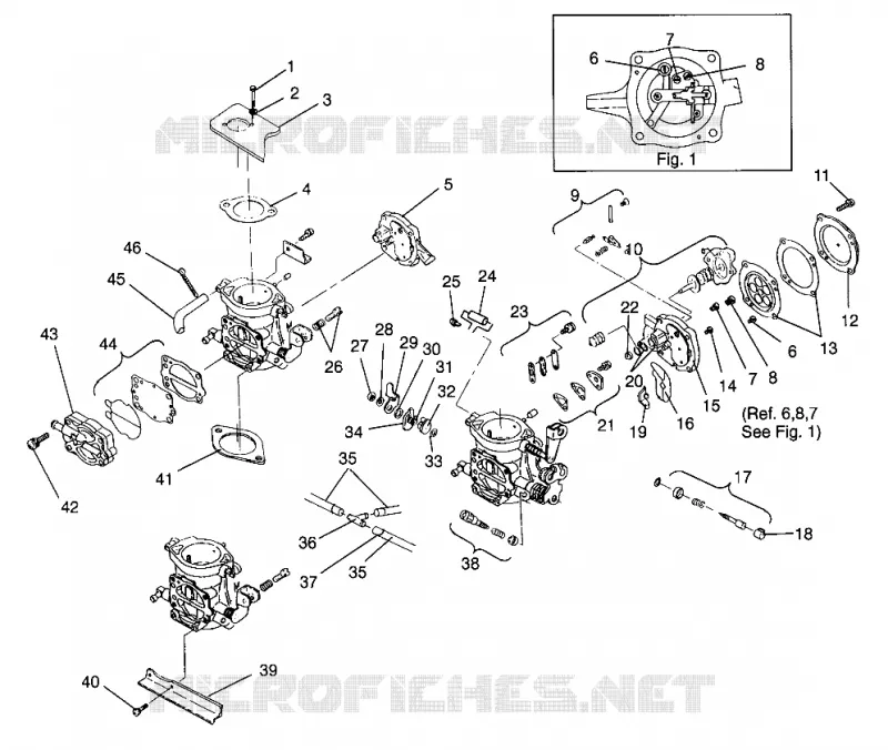 CARBURATEUR SL 900 B964291 AND INTL. SL 900 I964291 (4935583558C004)