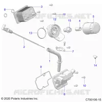 ENGINE, JAUGE ET FILTRE A HUILE