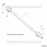 SYSTÃˆME DE TRANSMISSION, REAR PROP SHAFT