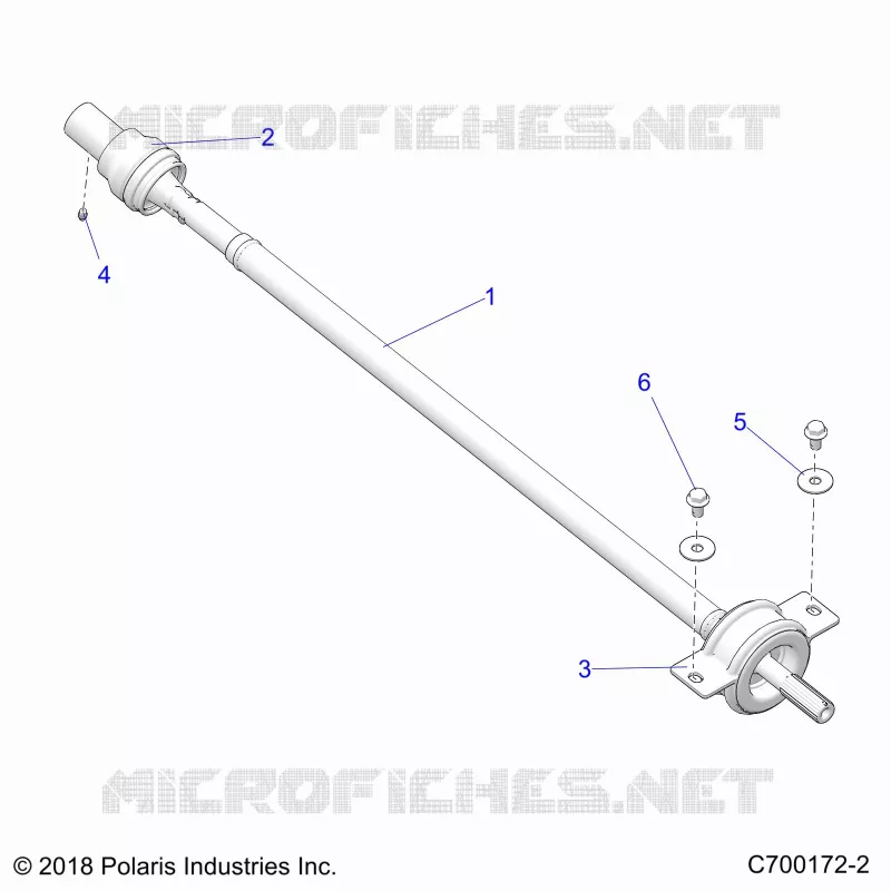 SYSTÃˆME DE TRANSMISSION, REAR PROP SHAFT