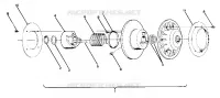 EMBRAYAGE DE TRANSMISSION SPORT, TRAIL, 400 AND 600 (4912701270010A)