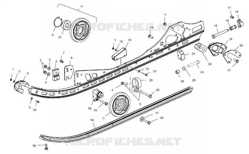FIXATION RAIL (SUSPENSION)