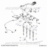 ELECTRICITE, WIRE HARNESS, ENGINE