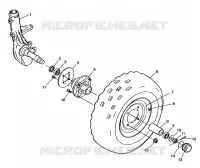 ROUE AVANT Trail Blazer W98BA25C (4945464546B002)