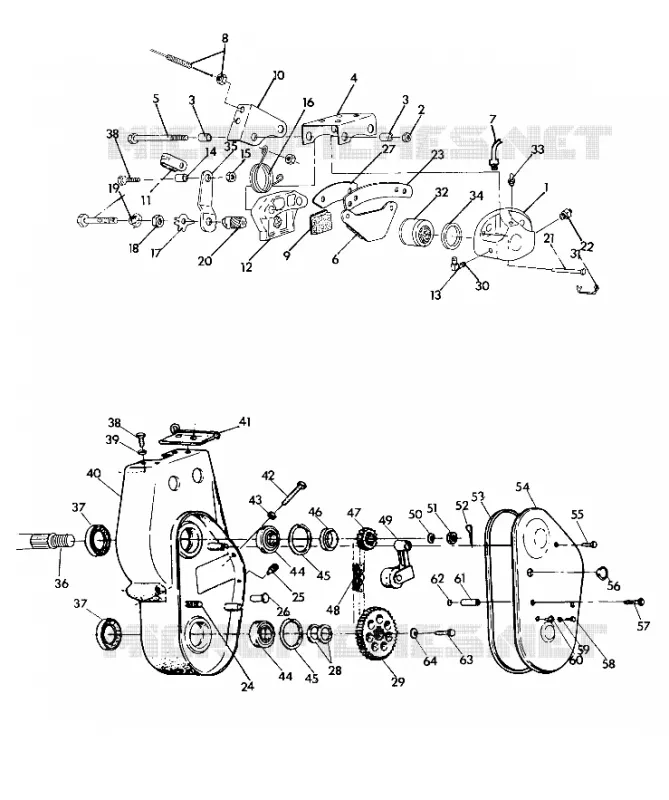 FREIN AND CARTER DE CHAINEE ALL SWEDISH SNOWMOBILES LESS SUPERTRAK, WIDETRAK   LITE (4922482248001A)
