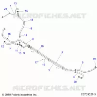 REFROIDISSEMENT ROUTING ENGINE