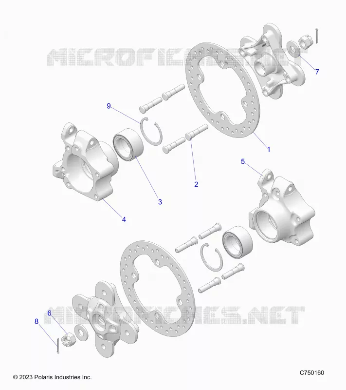 SUSPENSION AVANT CARRIER AND HUB