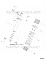 SUSPENSION, AMORTISSEUR AVANT MOUNTING