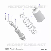 SUSPENSION, AMORTISSEUR AVANT TRACK (7045714)