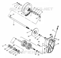 SYSTÈME DE TRANSMISSION XLT 0970756, XLT SKS 0970556,  AND XLT RMK 0970956 (4937693769B010)