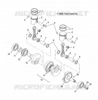 MOTEUR, PISTON AND CRANKSHAFT