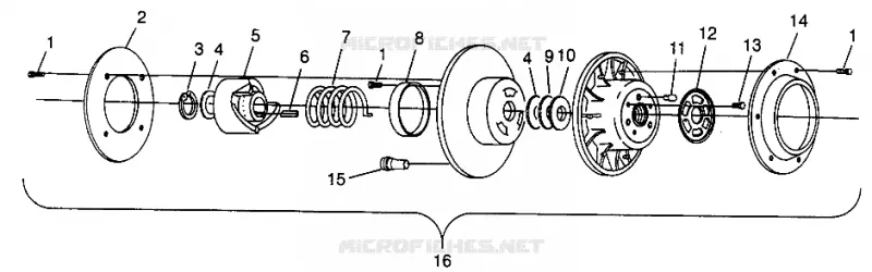 EMBRAYAGE DE TRANSMISSION XLT LTD SP 0973776 (4940074007B013)