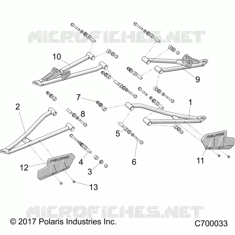 SUSPENSION AVANT CONTROL ARMS