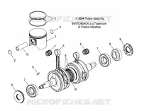 PISTON ET VILEBREQUIN (600)