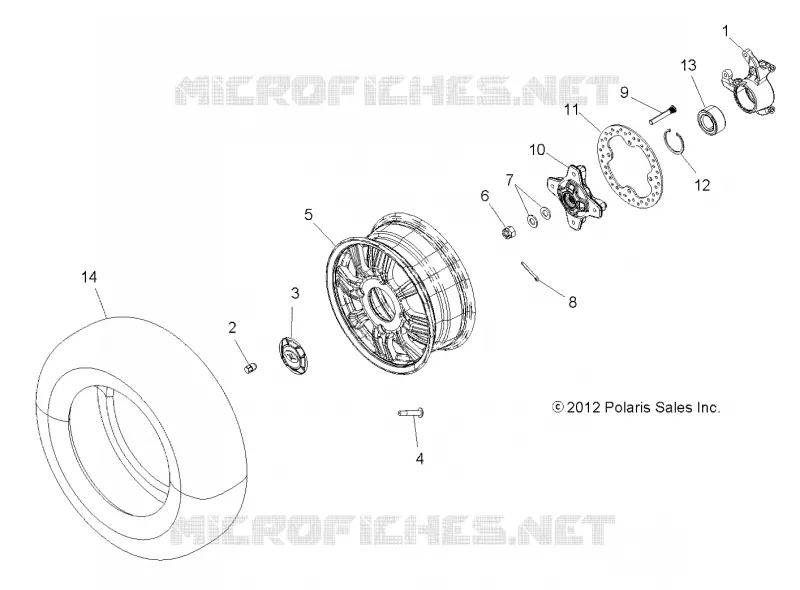 ROUES, FRONT and HUB